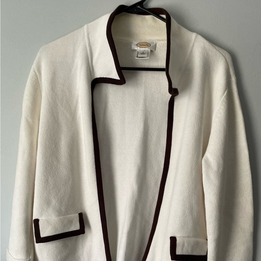 Talbots Women’s Sweater Open Front Cardigan Size: Small
